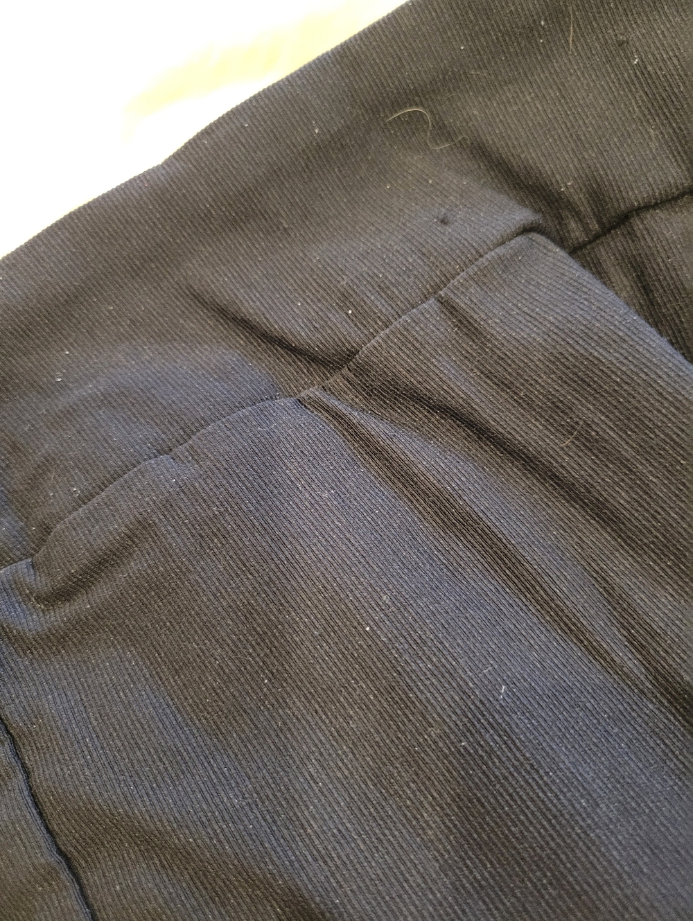 Glimse Black Stretchy Pull On Wide Band Womans Pants PM - Picture 2 of 7